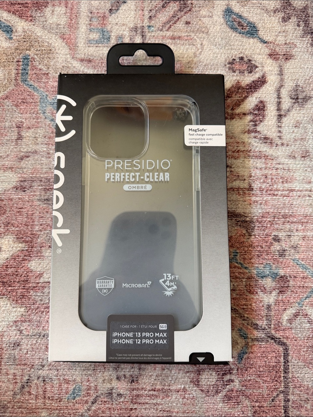 Speck iPhone 12 Pro Max case clear